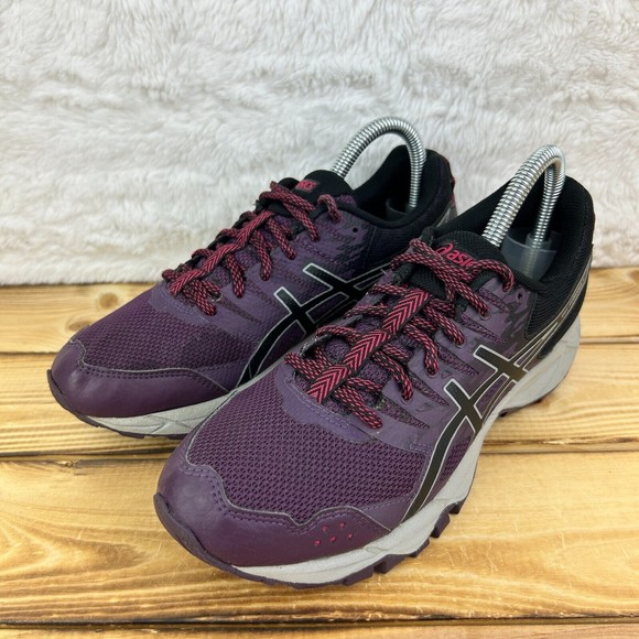ASICS Gel-Sonoma 3 Womens Size 7 Purple Burgundy Athletic Running Shoes T774N - Picture 4 of 13